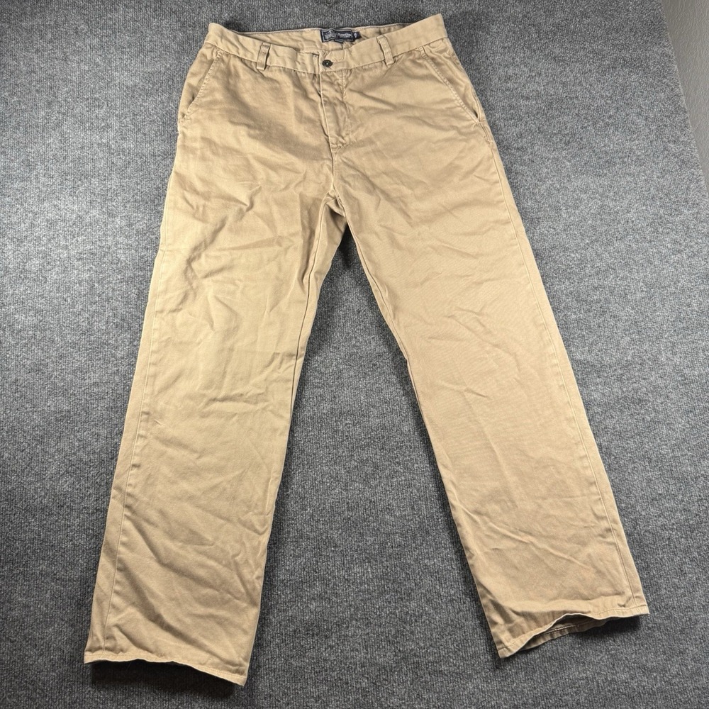 Southern Tide Men's Vintage Chino Superior Pants 33x31 Khaki Tan Allen Fit